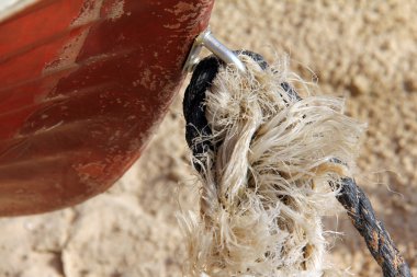 Kış Kumsalındaki Tekne