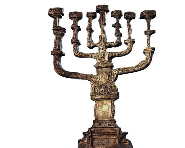 Big menorah — Stock Photo, Image