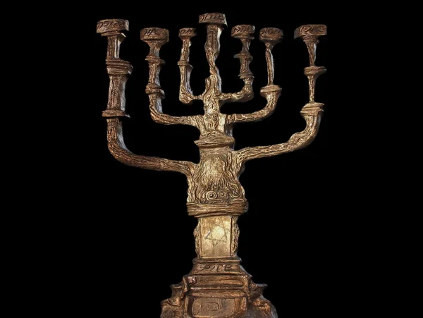 Grande menorah — Fotografia de Stock