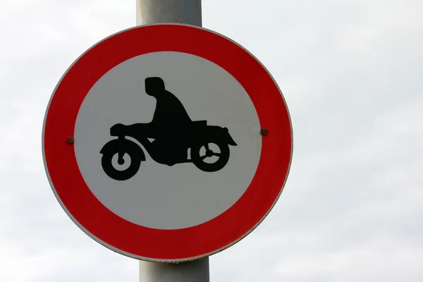 Yasaklama trafik işareti — Stok fotoğraf