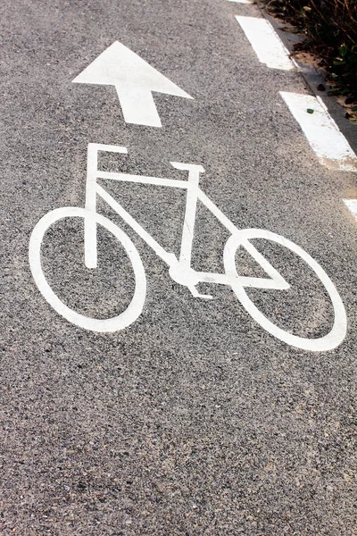 Cykelväg — Stockfoto