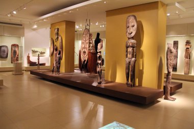 bir İsrail Müzesi salonları içinde