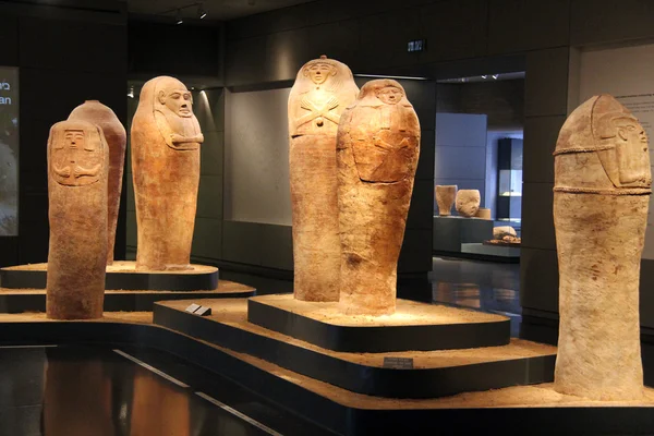 Egyptian burial coffins founded in Israel — Stock Photo, Image