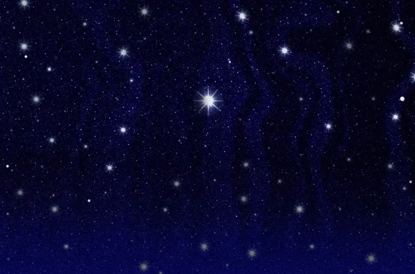 Noite céu estrelado — Fotografia de Stock