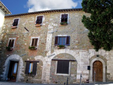 romantik İtalyan küçük bir kasaba