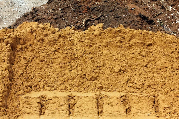 Traces of bulldozer — Stock Photo, Image