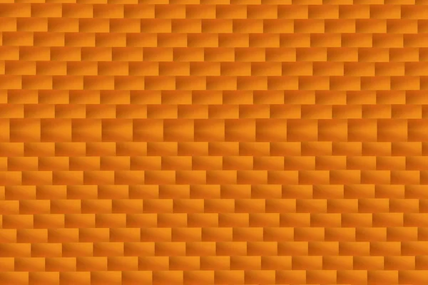 抽象的なオレンジ色のタイル モザイクの背景や壁紙のパターンをミラーリング — ストック写真