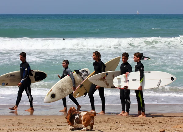 After surfing — Stock Photo, Image