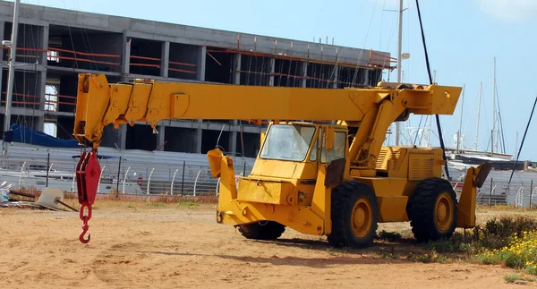 Old yellow crane — Stock Photo, Image