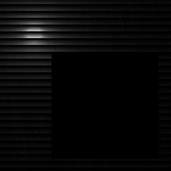 Two black squares — Stock Photo, Image