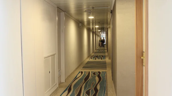 Koridorda otel — Stok fotoğraf