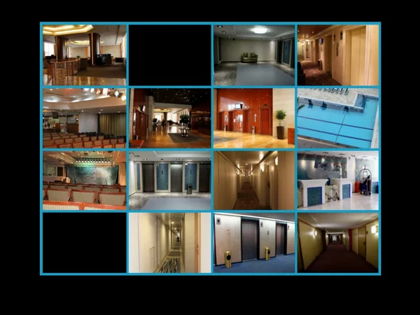 Otelin güvenlik sisteminin monitör