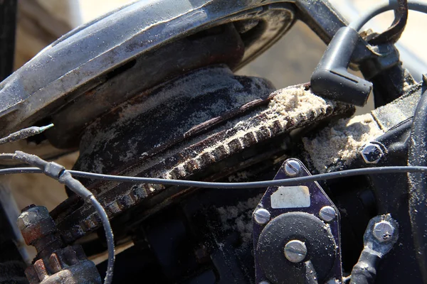 Old Disassembled Boat Outboard Motor — Stock Photo, Image