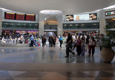 tel aviv - 15 Temmuz: ben gurion Uluslararası Havaalanı 15 Temmuz 2013, tel aviv, İsrail, bir en iyi güvenlik ve sıkı güvenlik sektöründe dünya üzerinde