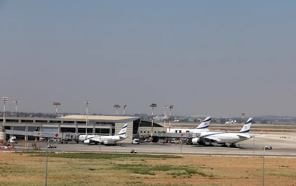 Ben Gurion Internationale Lufthavn i Tel Aviv, Israel - Stock-foto