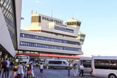 BERLIN - AUGUST 26: Tegel International Airport on August 26, 2 clipart