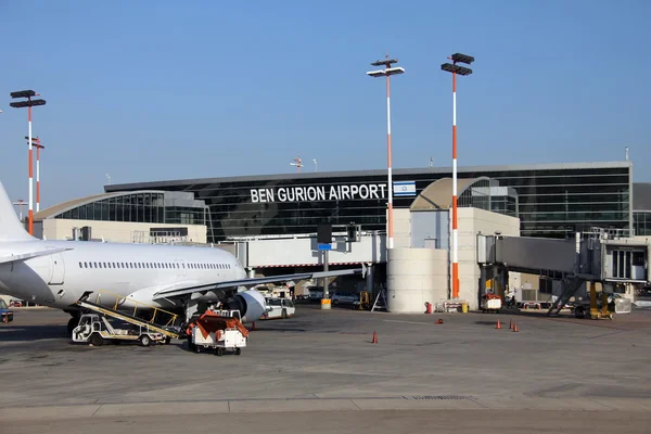 이스라엘 텔아비브에 있는 벤 구리온 국제공항 — 스톡 사진