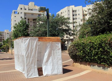 Jewish Holiday Sukkoth in Tel Aviv clipart