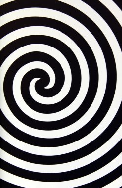 siyah-beyaz spiral arka plan