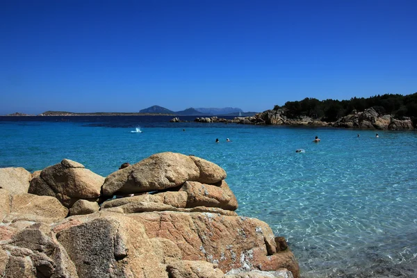 Csodálatos paradise strand a Szardínia, Olaszország — Stock Fotó