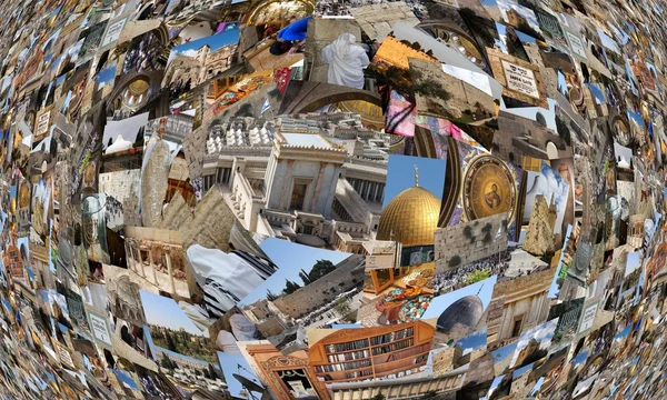Välkommen till jerusalem bakgrund — Stockfoto