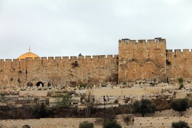 Golden gate. Jerusalem, İsrail.