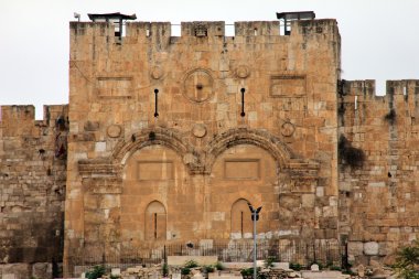 Golden gate. Jerusalem, İsrail.