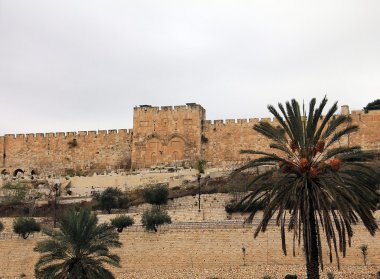 Golden gate. Jerusalem, İsrail.