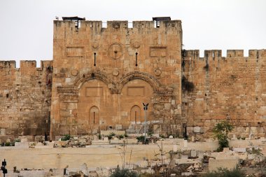 Golden gate. Jerusalem, İsrail.