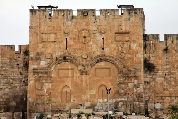 Golden gate. Jerusalem, İsrail. — Stok fotoğraf