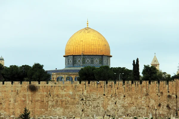 Kuppel des Felsens. jerusalem, israel — Stockfoto