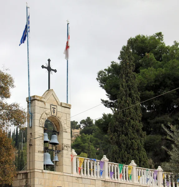Außenansicht des Grabes der Jungfrau Maria. jerusalem — Stockfoto