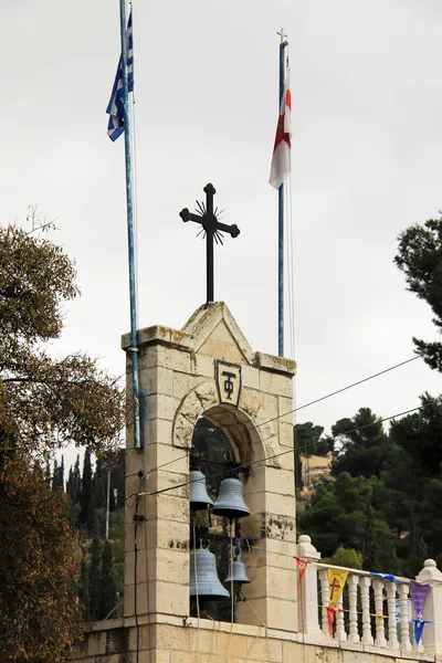 Objectieve blik op het graf van de Maagd Maria. Jeruzalem — Stockfoto