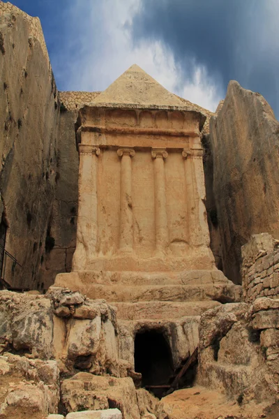 Túmulo de Zacarias. Jerusalém, Israel — Fotografia de Stock