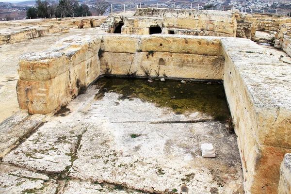 Gamla stenbrottet av korsfararna nära jerusalem — Stockfoto
