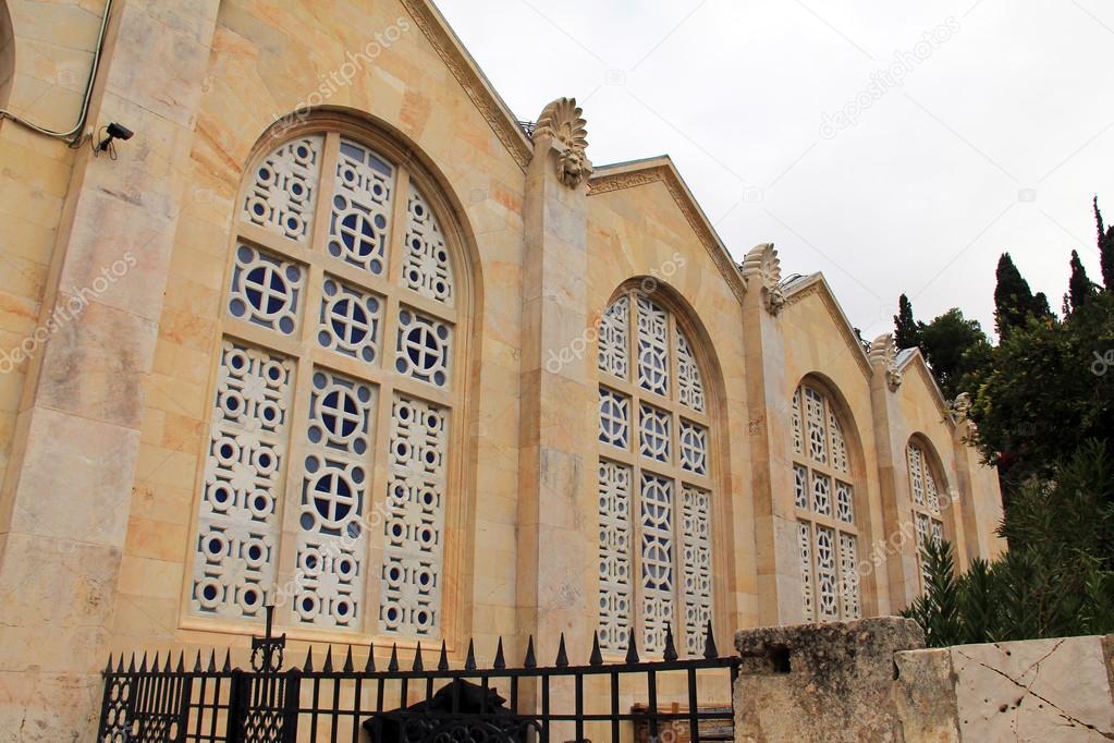 Fachada da Igreja de Todas as Nações. Jerusalém. Israel fotos, imagens