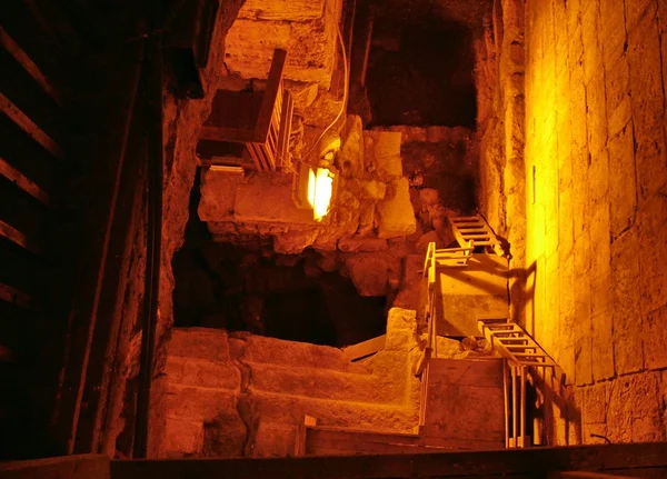 Western Wall Tunnel. 485 metres — Stock Photo, Image