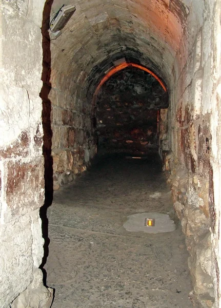 Tunel pod ścianą zachodnią. 485 m — Zdjęcie stockowe