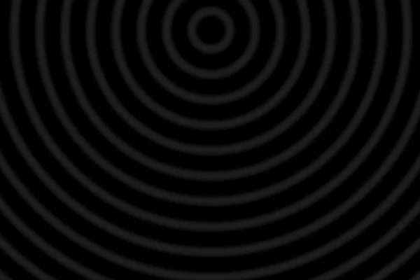 Blur concentric circles on a black background — Stock Photo, Image