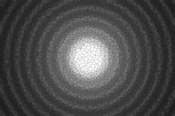 Размытие концентрических кругов на черном фоне — стоковое фото