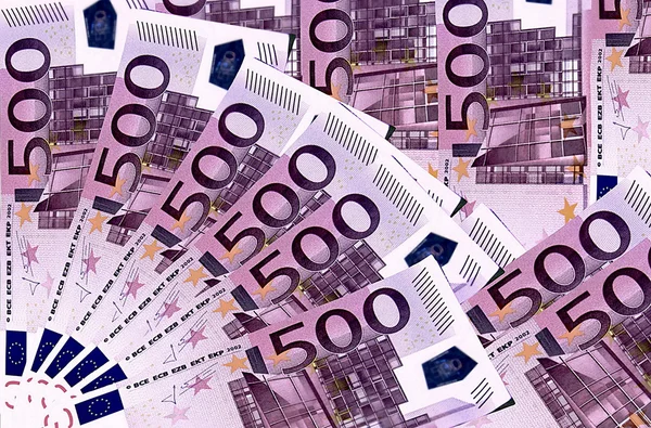 欧元钞票 — — 500 欧元 — 图库照片