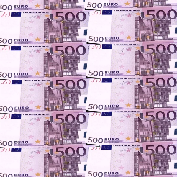Billetes en euros: 500 euros —  Fotos de Stock