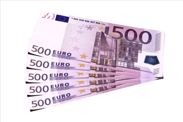 Billetes en euros: 500 euros —  Fotos de Stock