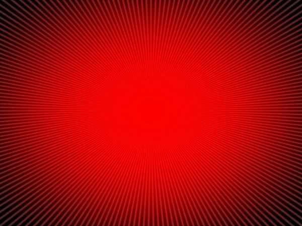 Raios no universo vermelho abstrato — Fotografia de Stock