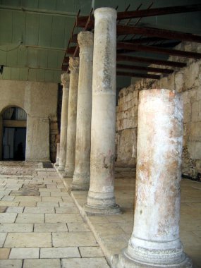  Antik Roma Decumanus sokak. Kudüs