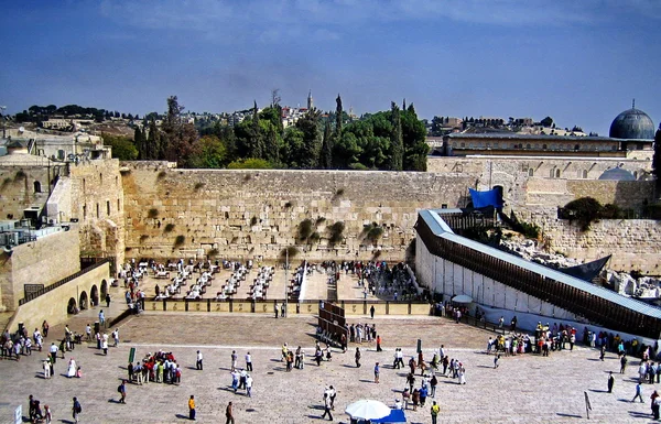 Gerusalemme Muro del pianto — Foto Stock