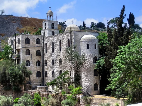 Kirche des Hl. Stiefens im Kidrontal — Stockfoto