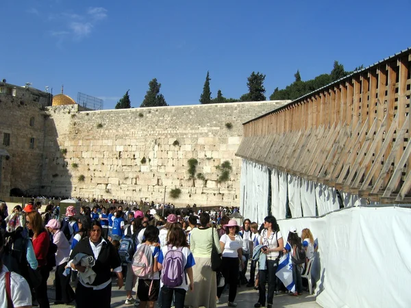 Jerusalem-Klagemauer — Stockfoto