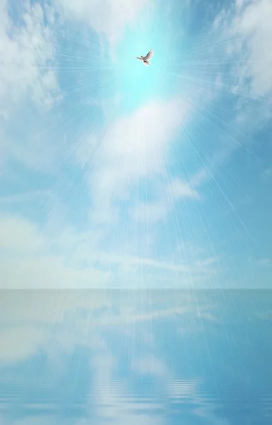 ışık demeti ve kutsal ruh