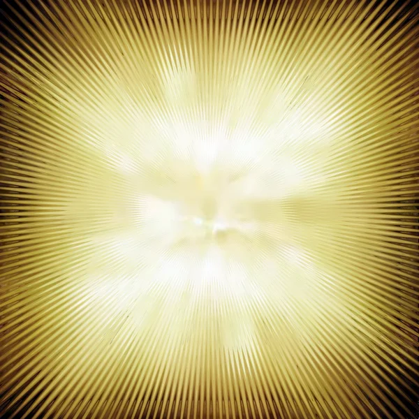 Promienie w streszczenie wszechświat zielony żółty — Zdjęcie stockowe